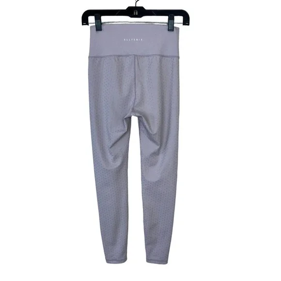 All Fenix Mini Star Print Legging M Twilight Blush 7/8 High Rise Gold Womens - Picture 2 of 12